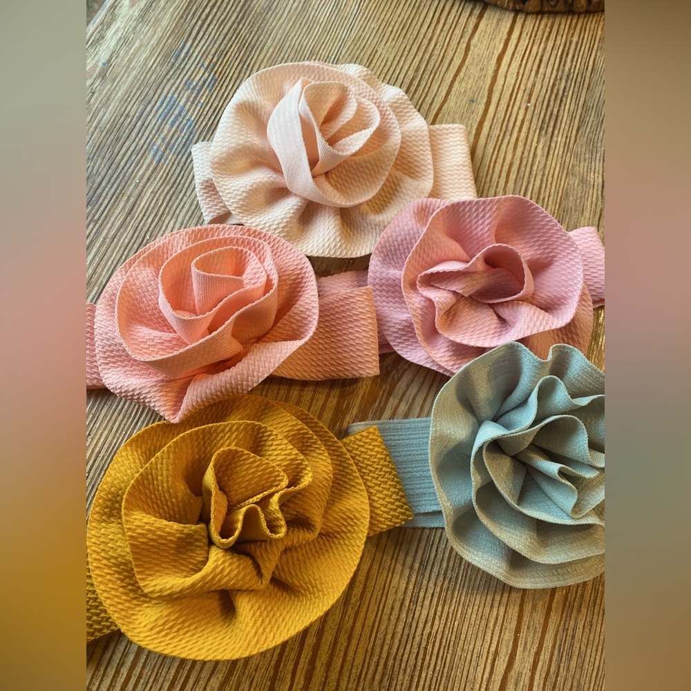 SOLD ❌5 Large Toddler Headband bows